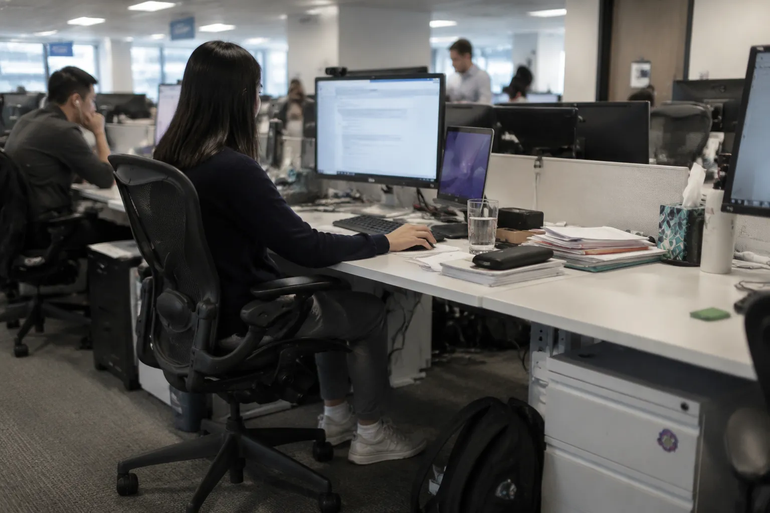 Covert Coping Mechanisms for High-Stress, Zero-Privacy Offices