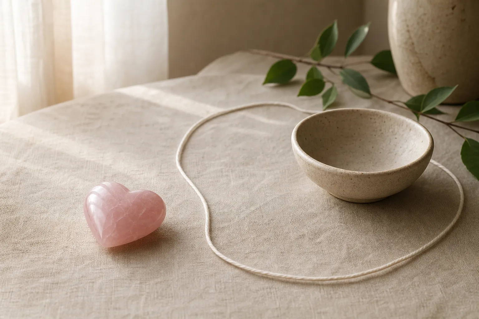 The Rose Quartz Heart String Ritual: Setting Polyvagal Boundaries