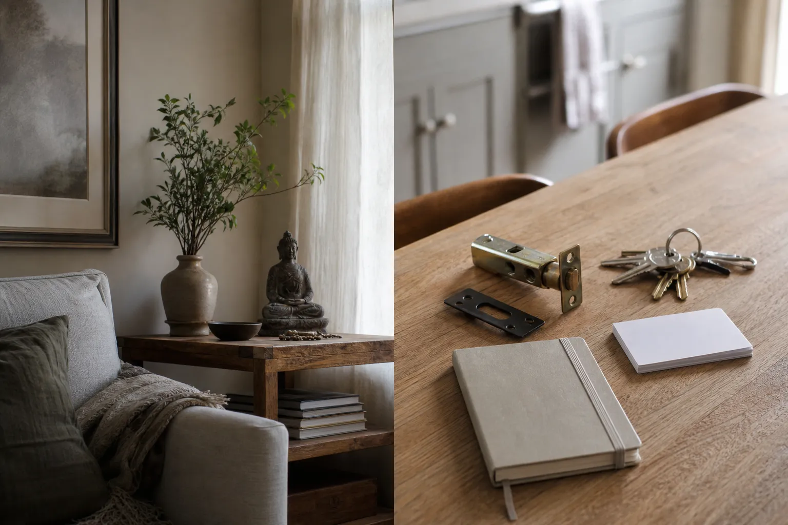 A simple comparison of symbolic Southwest styling versus practical safety decisions in a home setting